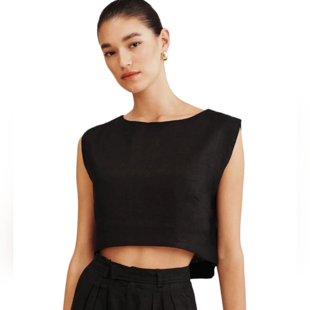 Posse Black Crop Top